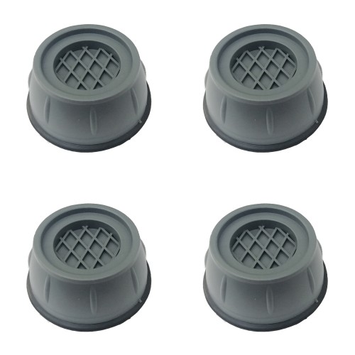 Set 4 Piedini A Ventosa In Gomma Antioscivolo E Piedi Di Supporto Per Lavatrici, Divani, Ecc_1826